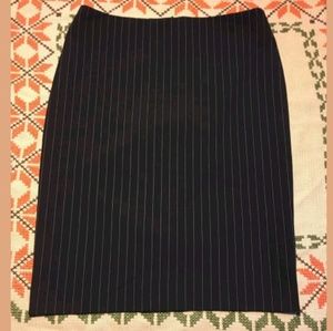 Body by Victoria A Line pencil skirt 6 black white